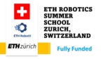 ETH ROBOTICS SUMMER SCHOOL ZURICH, SWITZERLAND