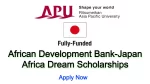 APU African Development Bank-Japan Africa Dream Scholarships