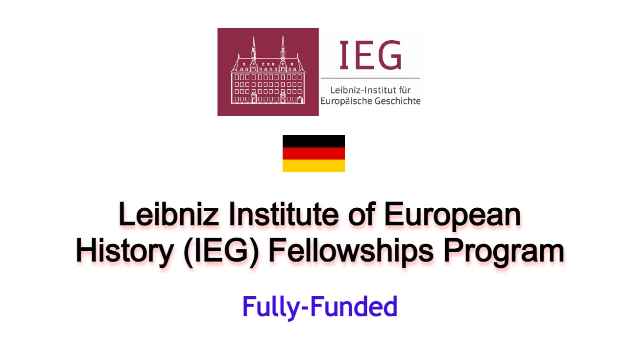 Leibniz Institute of European History (IEG) Fellowships Program